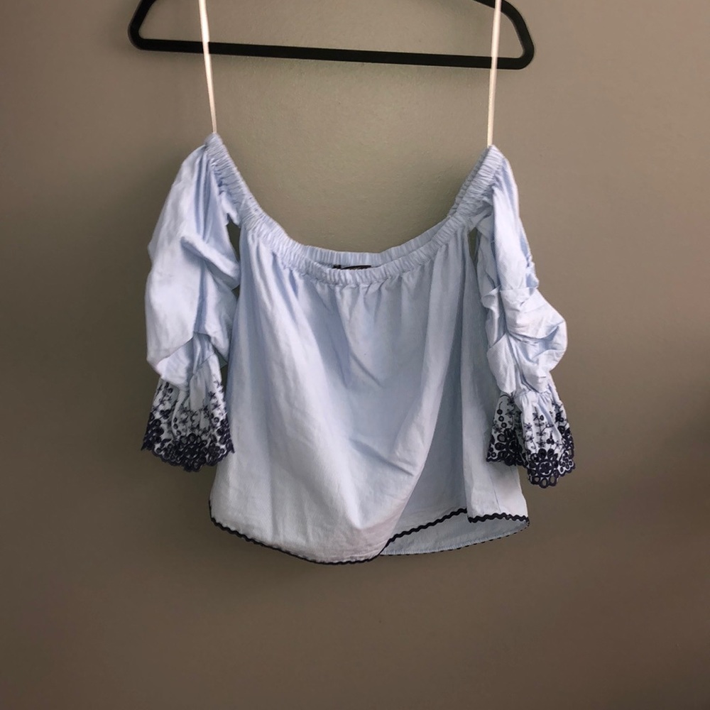 Off the shoulder Zara top
